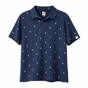 VOX Men's Short Sleeve Polo Shirt All Over Utah Icon Print Size Medium